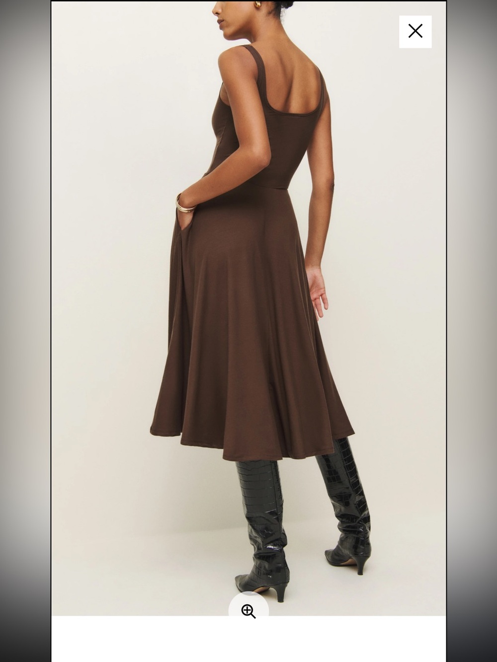 Reformation Chestnut Rou Knit Dress - Picture 2 of 6